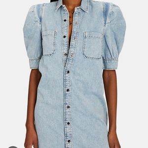 Frame Denim Light Acid Wash Dress